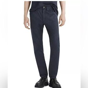 Rag & Bone Dark Blue Brushed Twill Jeans
